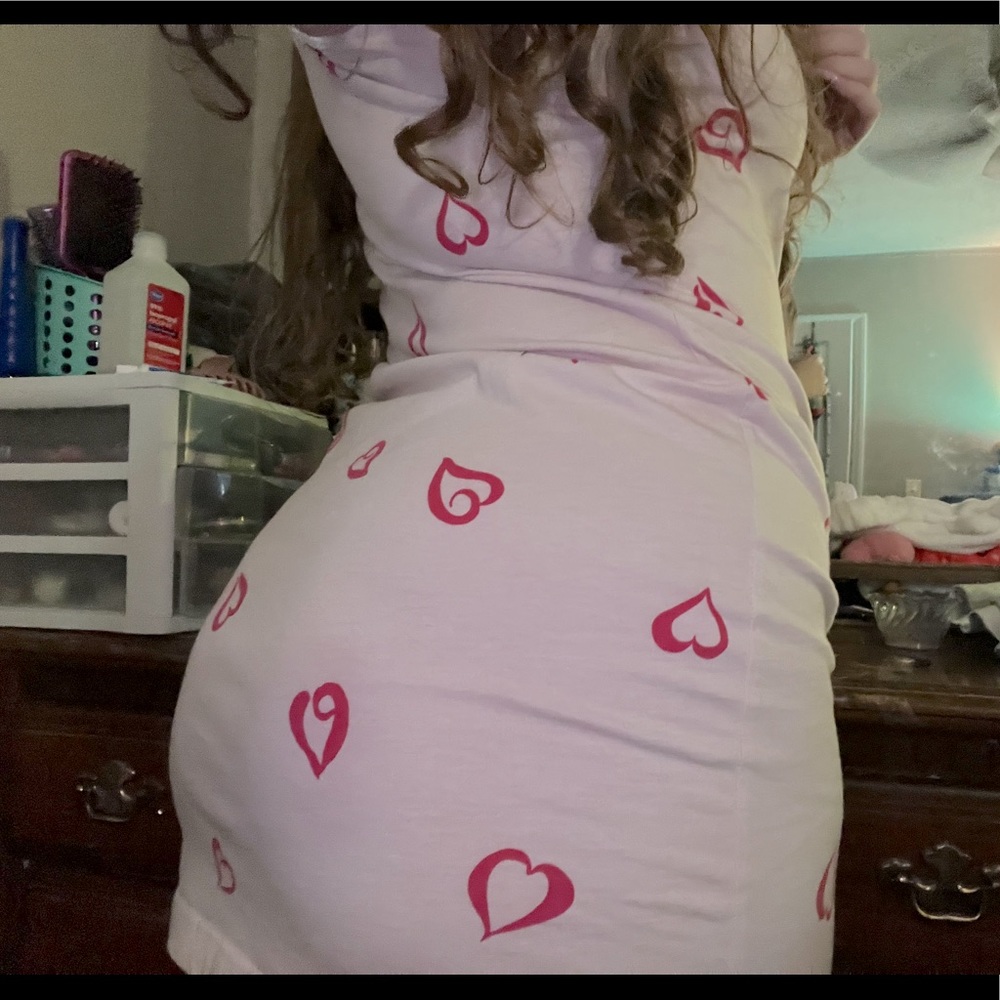 Victoria secret Mini/Midi pinkheart dress <3